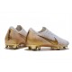 Scarpe da Calcio Nike Mercurial Vapor 12 Elite FG Bianco Oro