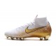 Scarpa Nike Mercurial Superfly VI 360 Elite FG - Bianco Oro