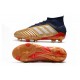 Scarpa Nuovo Adidas Predator 19.1 FG - Oro Rosso Argento
