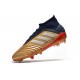 Scarpa Nuovo Adidas Predator 19.1 FG - Oro Rosso Argento