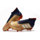 Scarpa Nuovo Adidas Predator 19.1 FG - Oro Rosso Argento