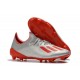 Scarpa da Calcio adidas X 19.1 FG Argento Rosso