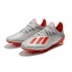 Scarpa da Calcio adidas X 19.1 FG Argento Rosso