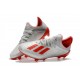 Scarpa da Calcio adidas X 19.1 FG Argento Rosso