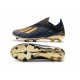 Scarpe da calcio adidas X 19+ FG per terreni duri Nero Blu Oro