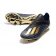Scarpe da calcio adidas X 19+ FG per terreni duri Nero Blu Oro