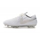 Nike Tiempo Legend VIII Elite FG Scarpa - Bianco Cromo Platino