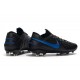 Nike Tiempo Legend VIII Elite FG Scarpa - Nero Blu Hero