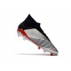 Scarpa Nuovo Adidas Predator 19.1 FG - Argento Nero Rosso