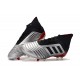 Scarpa Nuovo Adidas Predator 19.1 FG - Argento Nero Rosso