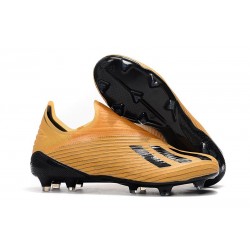 Scarpe da calcio adidas X 19+ FG per terreni duri Arancio Nero