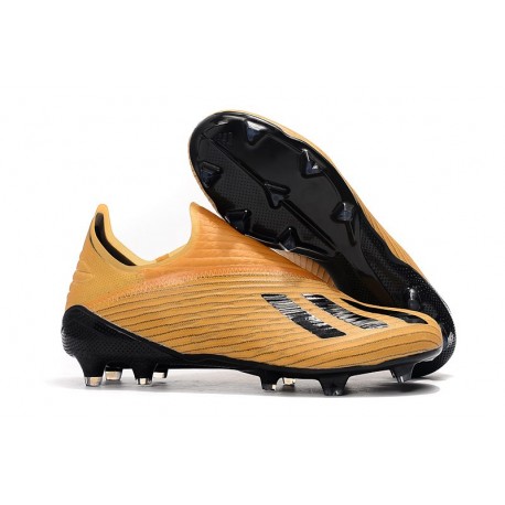 Scarpe da calcio adidas X 19+ FG per terreni duri Arancio Nero