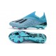 Scarpe da calcio adidas X 19+ FG per terreni duri Ciano Brillante Nero