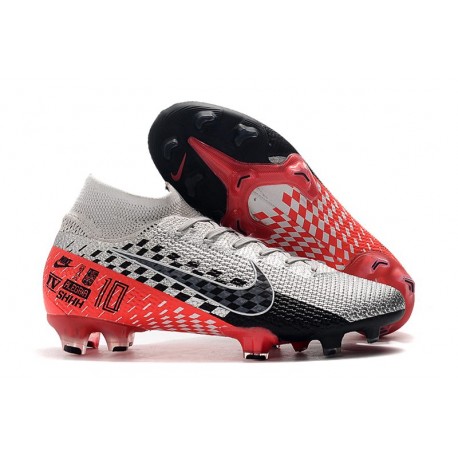Nike Mercurial Superfly VII Elite FG Cromo Nero Rosso Orbita Platino