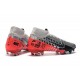 Nike Mercurial Superfly VII Elite FG Cromo Nero Rosso Orbita Platino