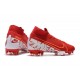 Scarpa Nike Mercurial Superfly VII Elite FG Rosso Bianco