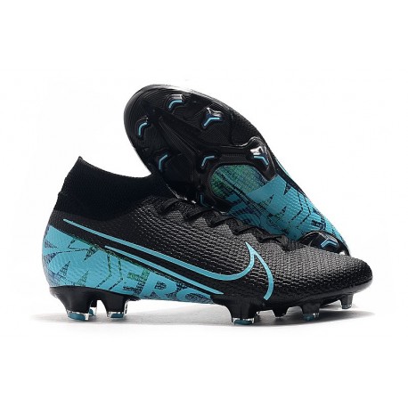 Scarpa Nike Mercurial Superfly VII Elite FG Nero Blu