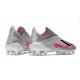 Scarpe da calcio adidas X 19+ FG per terreni duri Argento Nero Rosa