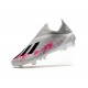 Scarpe da calcio adidas X 19+ FG per terreni duri Argento Nero Rosa