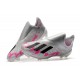 Scarpe da calcio adidas X 19+ FG per terreni duri Argento Nero Rosa