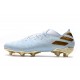 Adidas Nemeziz 19.1 FG Bianco Oro Metallico Light Aqua