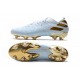 Adidas Nemeziz 19.1 FG Bianco Oro Metallico Light Aqua