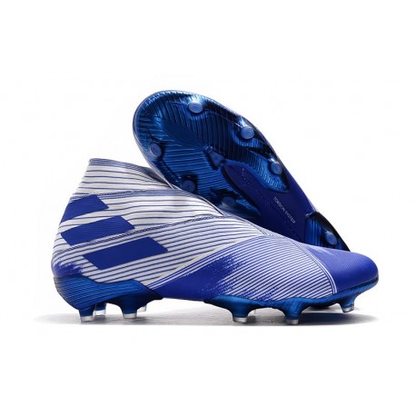 adidas Nemeziz 19+ FG Terreni Compatti Bianco Blu
