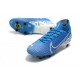 Nike Mercurial Superfly 7 Elite SG Pro AC Blu Bianco