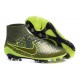 Nuovo 2015 Nike Magista Obra FG ACC Scarpe Calcio Agrume Scuro Volt Nero