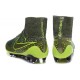 Nuovo 2015 Nike Magista Obra FG ACC Scarpe Calcio Agrume Scuro Volt Nero