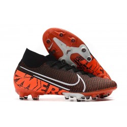 Scarpe Nike Mercurial Superfly VII Elite AG-Pro Nero Bianco Cremisi Hyper