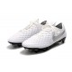 SCARPE NIKE TIEMPO LEGEND VIII ELITE SG-PRO ACC Bianco Platino Grigio Lupo