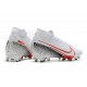 Scarpe Nike Mercurial Superfly VII Elite AG-Pro Bianco Rosso