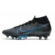 Scarpe Nike Mercurial Superfly VII Elite AG-Pro Nero Blu