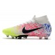Nike Mercurial Superfly VII Elite AG-Pro Neymar Bianco Nero Blu Racer Volt