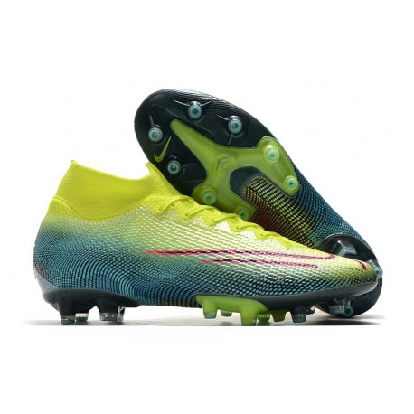 Scarpe Nike Mercurial Superfly VII Elite AG-Pro Limone Venom Nero Verde