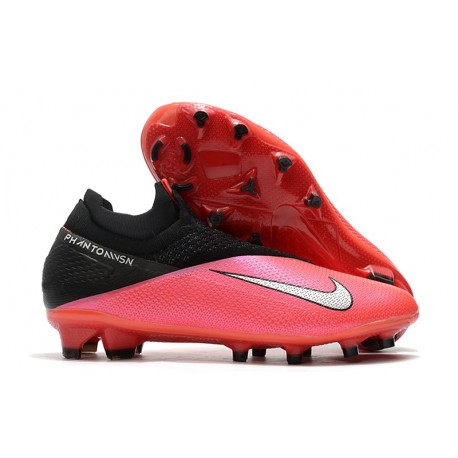 Scarpe Nike Phantom VSN 2 Elite DF FG -Cremisi Laser Argento Nero