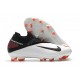 Scarpe Nike Phantom VSN 2 Elite DF FG -Bianco Nero Cremisi Laser