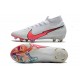 Nike Mercurial Superfly VII Elite Dynamic Fit FG Bianco Rosso Blu