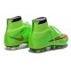 Scarpe da Calcio Nike Mercurial Superfly FG ACC Uomo Verde Rosso