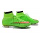 Scarpe da Calcio Nike Mercurial Superfly FG ACC Uomo Verde Rosso