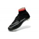 Nike Scrapa Calcio Mercurial Superfly Iv FG Tacchetti Nero Bianco