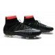 Nike Scrapa Calcio Mercurial Superfly Iv FG Tacchetti Nero Bianco