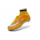 Nike Scrapa Calcio Mercurial Superfly Iv FG Tacchetti Giallo Bianco