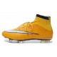Nike Scrapa Calcio Mercurial Superfly Iv FG Tacchetti Giallo Bianco