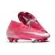 Nike Mercurial Superfly 7 Elite FG ACC x Mbappé Rosa Blast Bianco Nero