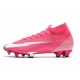 Nike Mercurial Superfly 7 Elite FG ACC x Mbappé Rosa Blast Bianco Nero