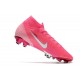 Nike Mercurial Superfly 7 Elite FG ACC x Mbappé Rosa Blast Bianco Nero