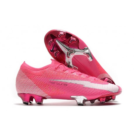 Scarpe Nike Mercurial Vapor 13 Elite FG x Mbappé Rosa Blast Bianco Nero