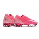 Scarpe Nike Mercurial Vapor 13 Elite FG x Mbappé Rosa Blast Bianco Nero